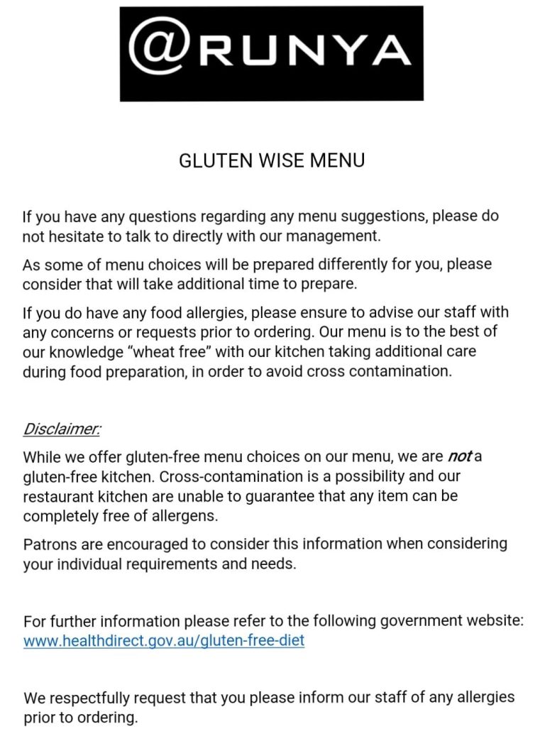 GLUTEN FREE UPDATES:

To our valued customers.
Please be advised that our Gluten…