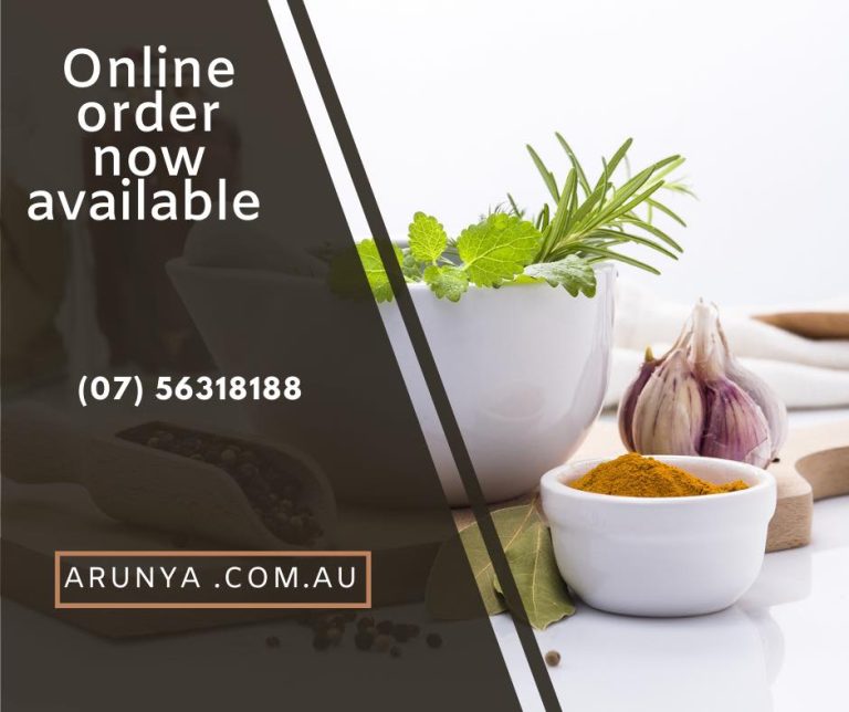 Arunya own online take away now available . .
